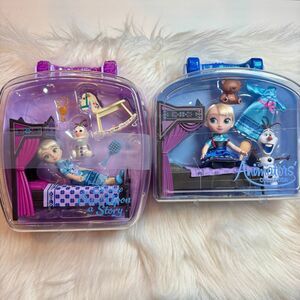 2 Elsa Disney Mini Doll Play Sets Frozen 5” 2024 & 2025 Sets NEW